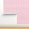 Floral Geometric Garden Nouveau Japon Blue Pink White Custom Removable Wallpaper by Spoonflower Peel & Stick Wallpaper 2FT Wide